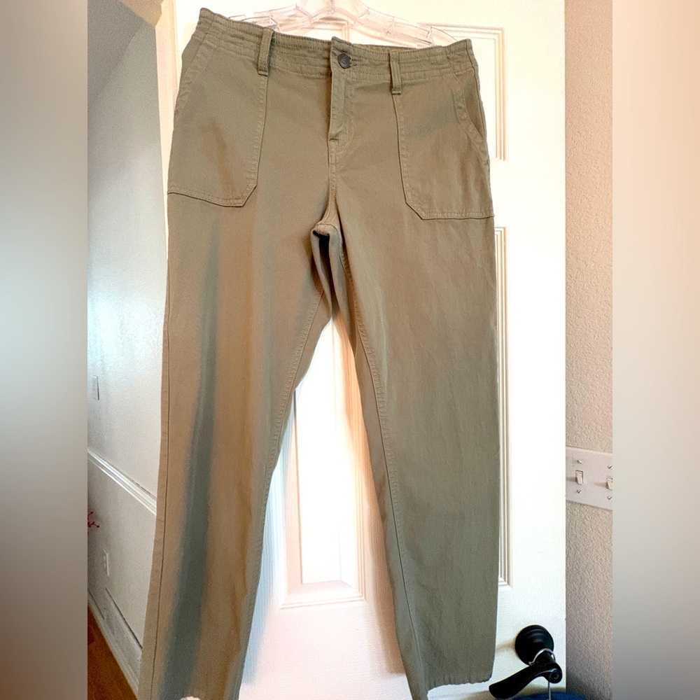 Prana pants - olive color